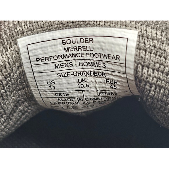 Merrell Boulder Mens Performance Footwear Shoes Casual Lace Up Sneakers - Picture 6 of 7